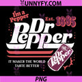 Dr. Pepper Pop PNG, Makes The World Taste Better PNG