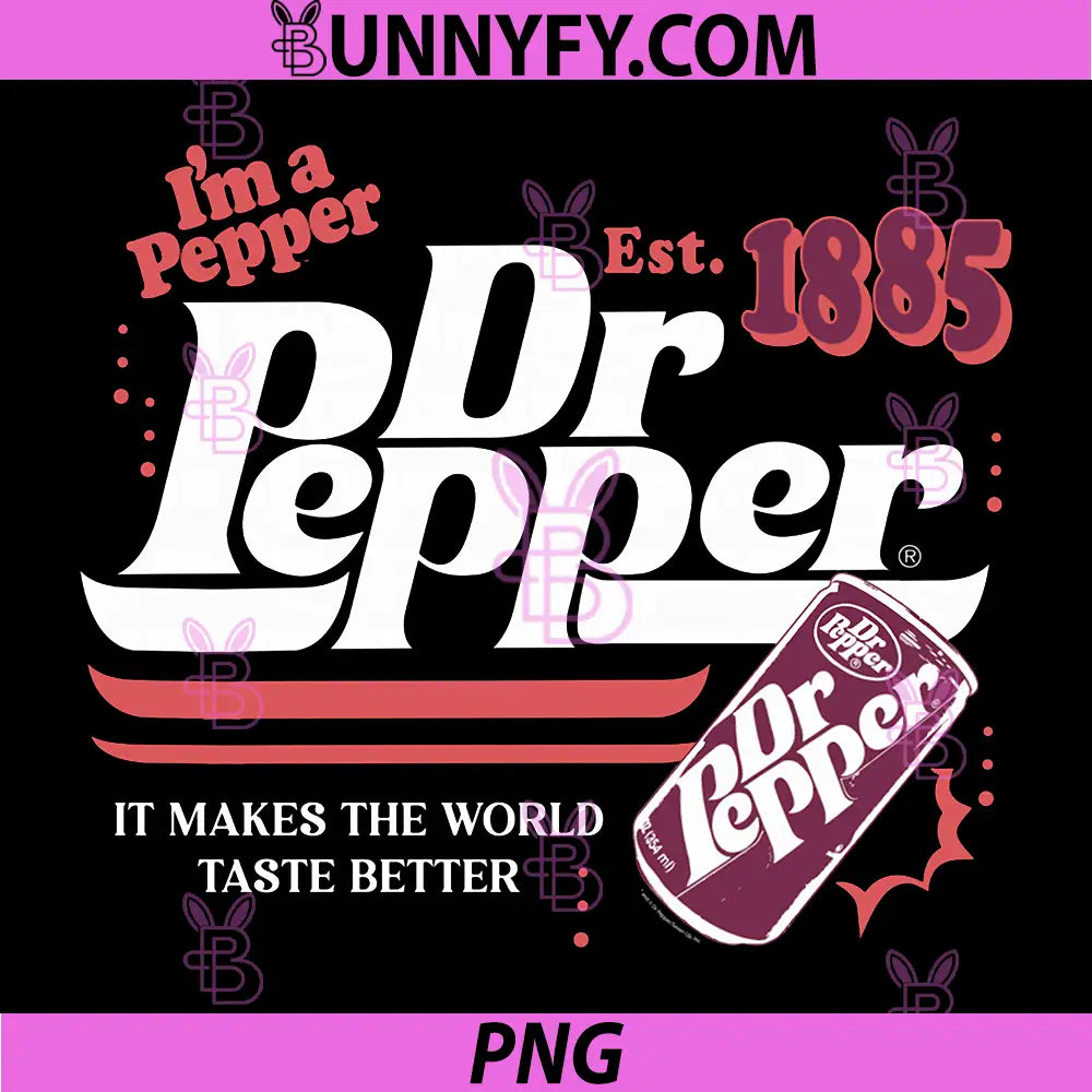 Dr. Pepper Pop PNG, Makes The World Taste Better PNG