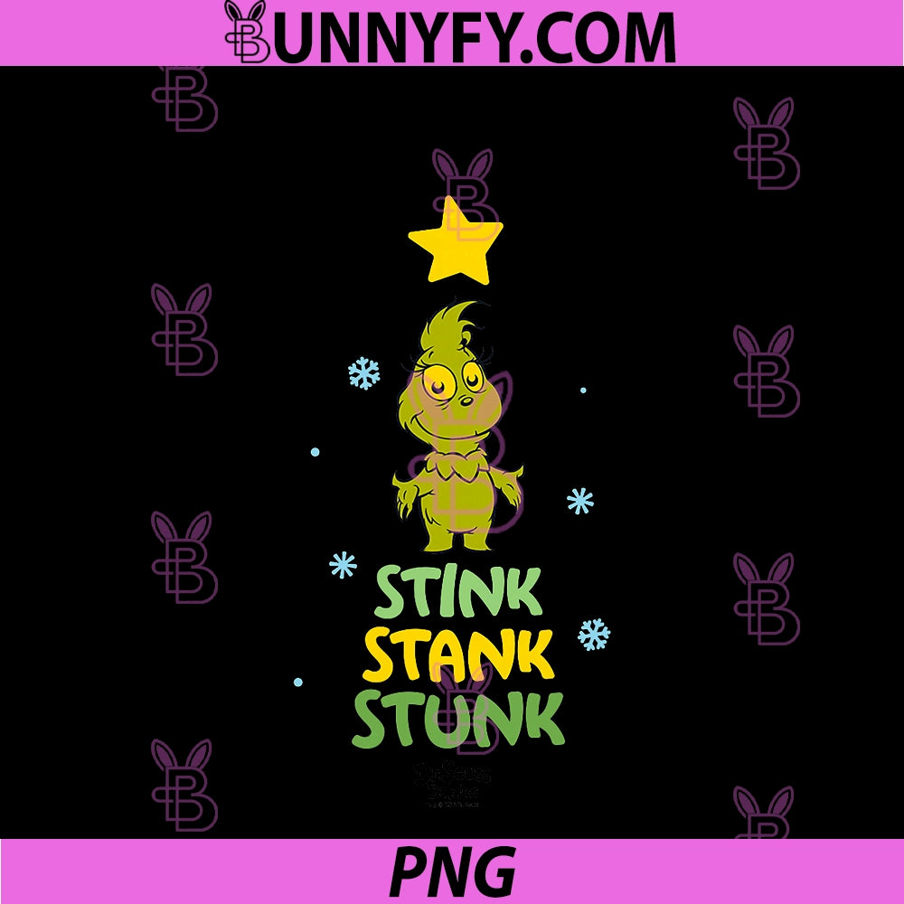Dr.Seuss Baby Grinch Stink Stank Stunk PNG, Officially Licensed PNG
