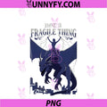Dragon Rider Aesthetic PNG, Bookish Gift For Romantasy Lovers PNG
