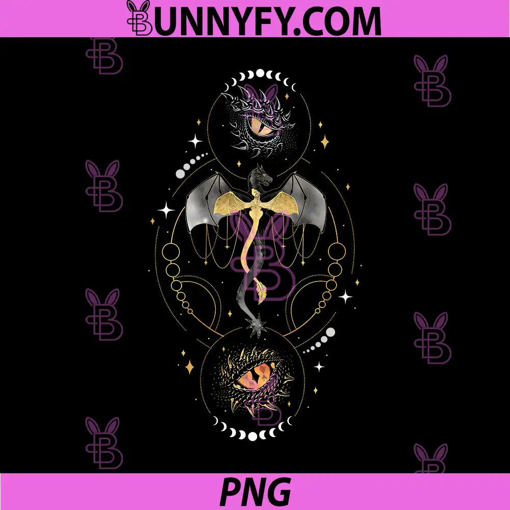 Golden Dragon Rider Magic Emblem PNG, Dark Fantasy PNG