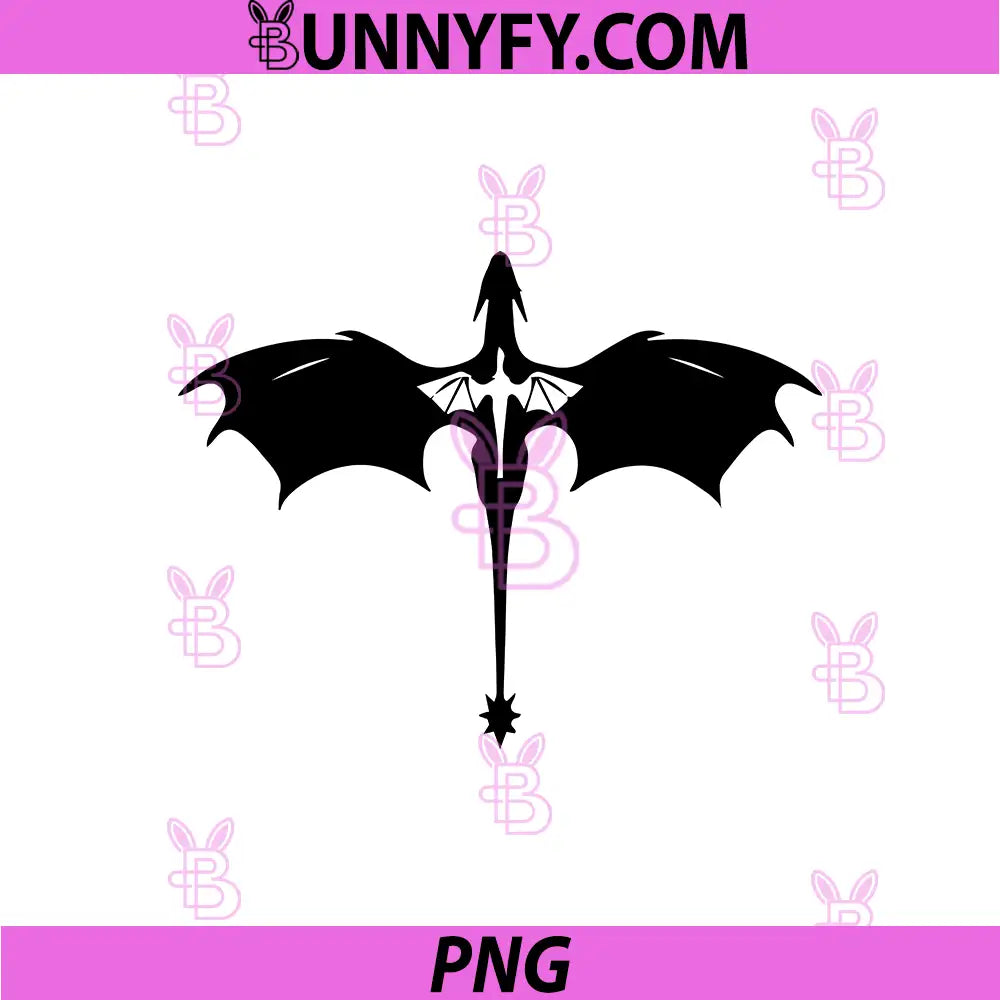 Dragon Rider Sword PNG, Bookish Minimal Dragon PNG