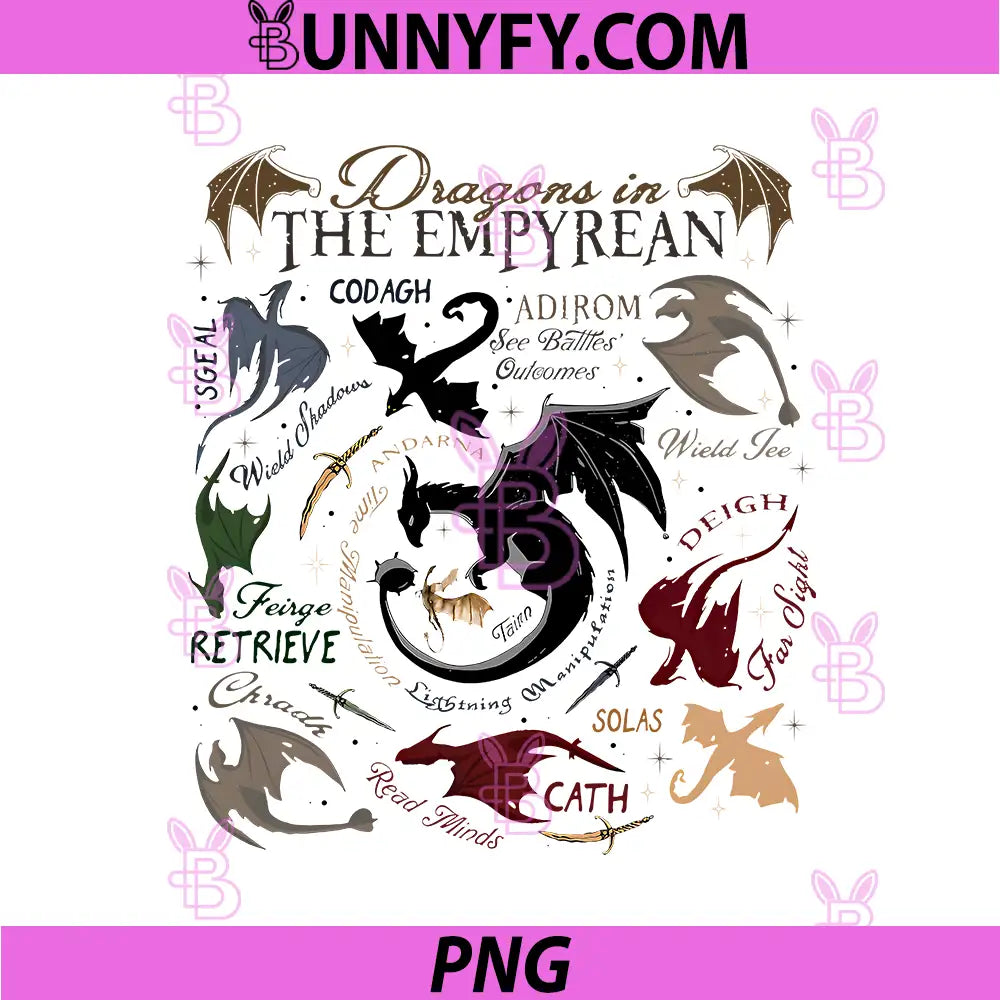 Dragons In The Empyrean Fantasy PNG, Tairn And Andarna PNG