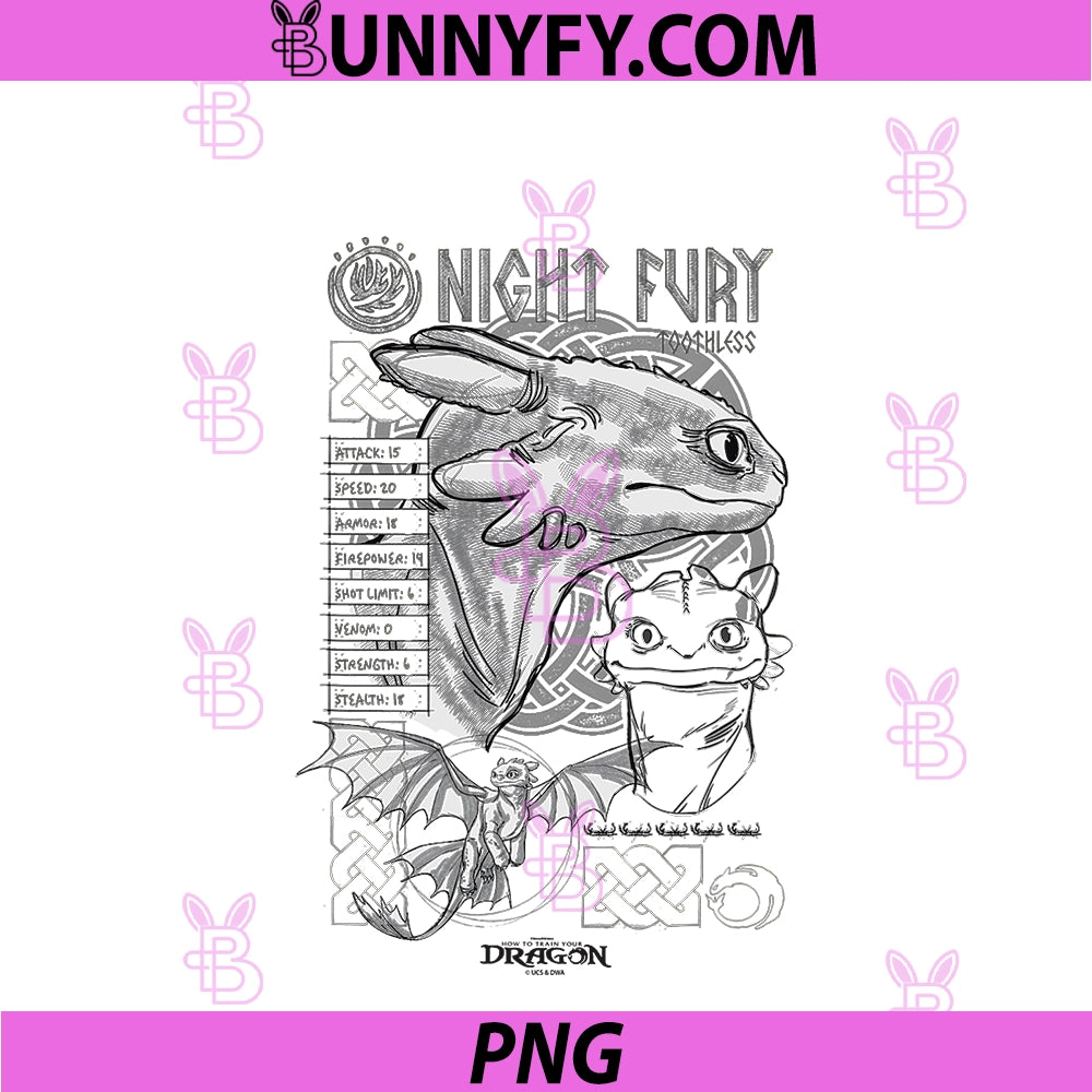 DreamWorks Dragons Night Fury PNG, Sketch Toothless PNG