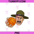 Drill Sergeant Instructor PNG, Holding A Basketball Ball Training PNG