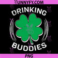 Drinking Buddies PNG, Irish Drinking Shamrock PNG, St Patricks Day PNG