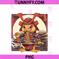 Duck Ramen Samurai Artwork PNG, Japanese Noodles Duck Noodle Art PNG