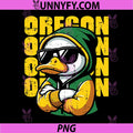 Oregon Duck Wearing Sunglasses Hoodie PNG, Cool Duck Street Style Art PNG