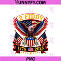 Eagle Two Fiddy USA Flag PNG, 2 Fiddy 250 Anniversary 4th Of July PNG