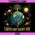Earth Day Every Day PNG, Save The Earth Planets PNG