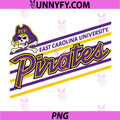 East Carolina Pirates PNG, Retro Performer White PNG