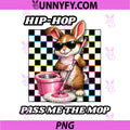 Hip Hop Bunny Pass Me The Mop PNG, Funny Easter Rabbit Hip Hop Style PNG