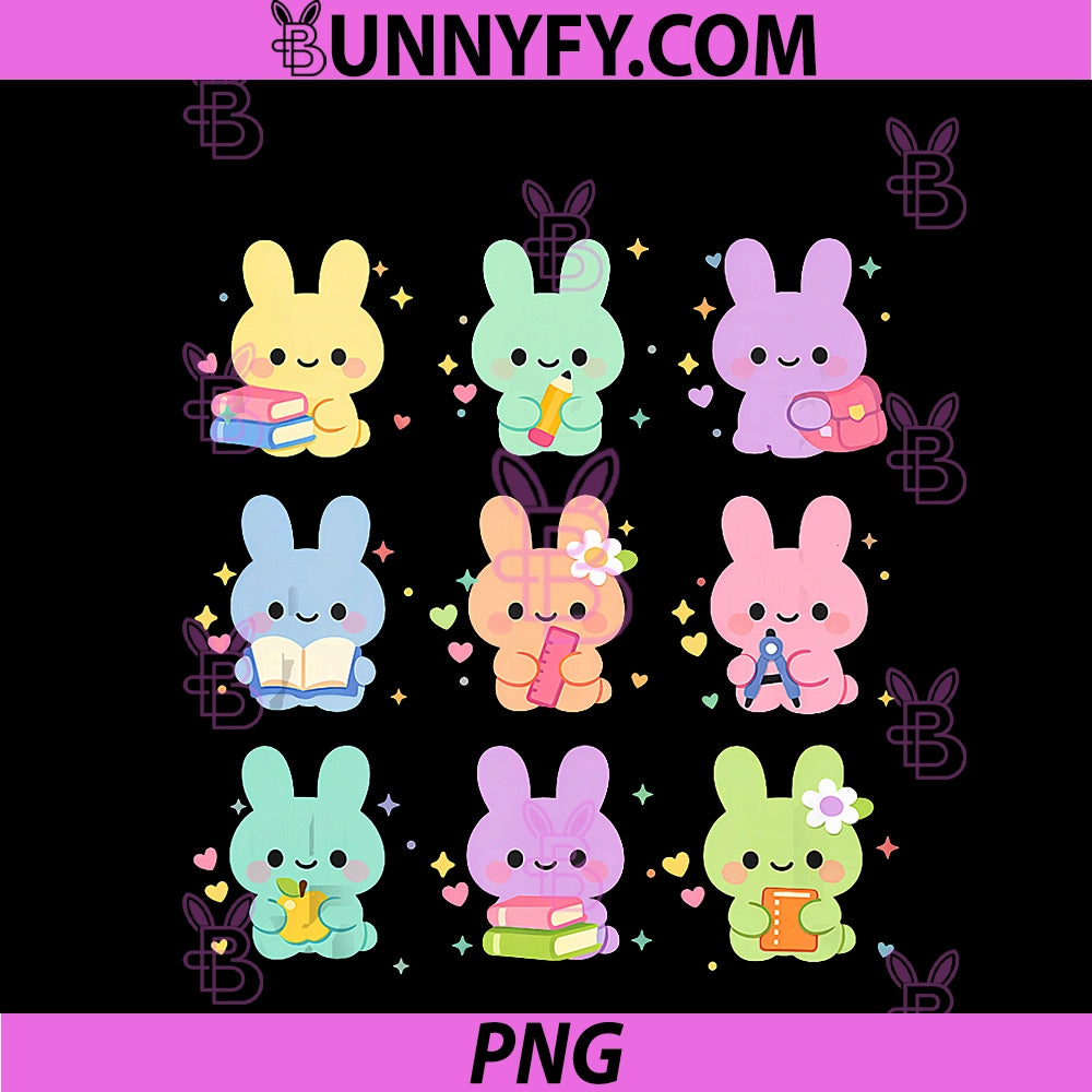 Easter Day One Hoppy Teacher Teaching PNG, Bunny Rabbit Egg Hunt PNG