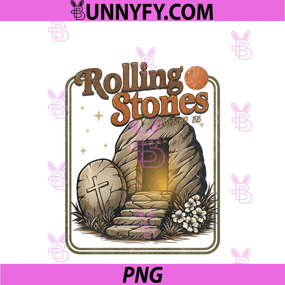 Easter Day The Stone PNG, Was Rolled Away He Is Alive Christian PNG