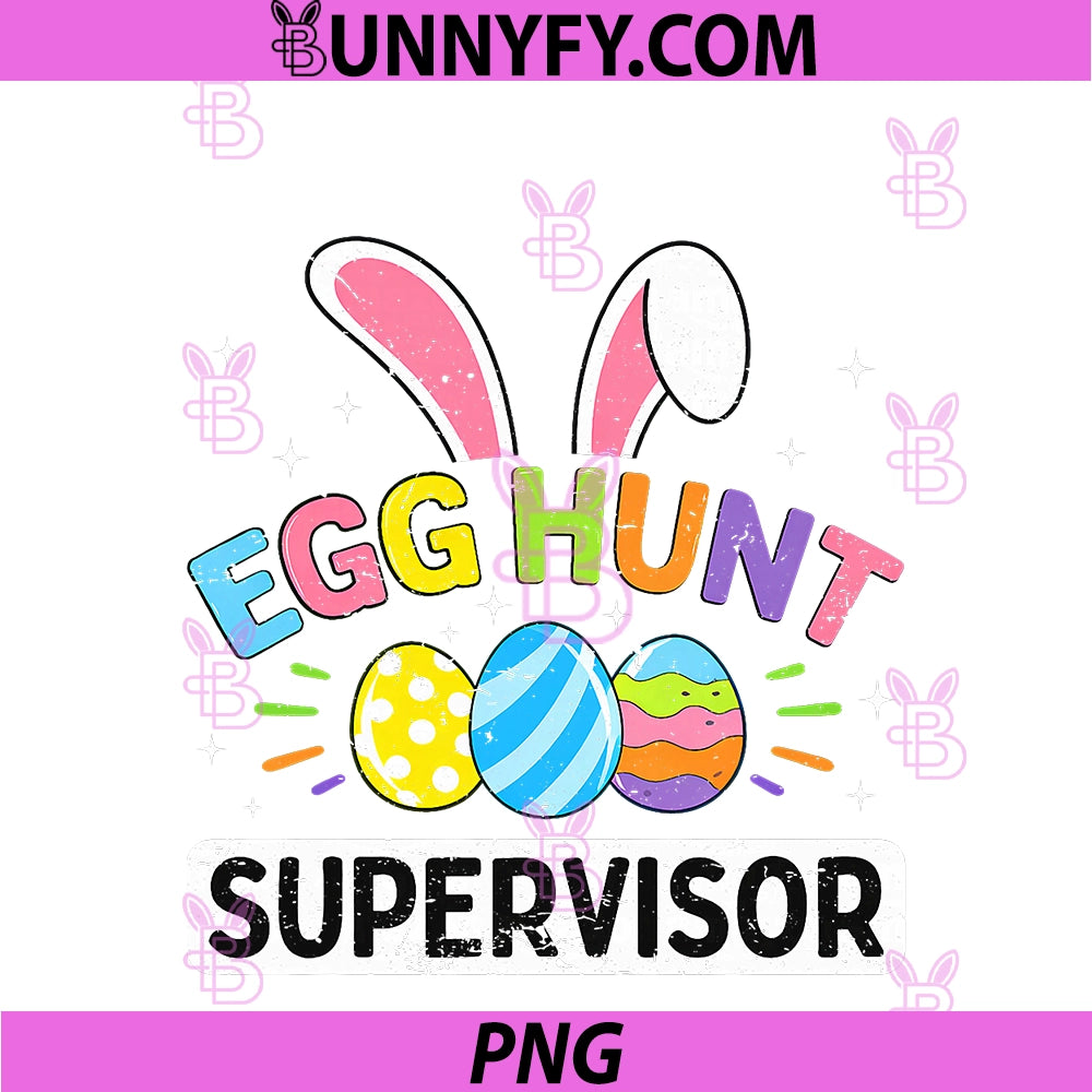 Easter Egg Hunt Supervisor PNG, Funny Mom Dad PNG