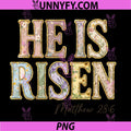 Easter Jesus He is Risen PNG, Christian Faith PNG