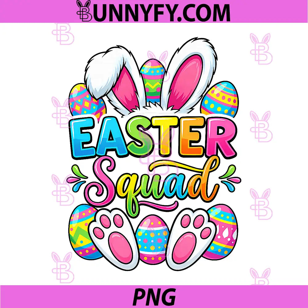 Easter Squad PNG, Family Matching Couple Easter PNG 