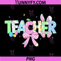 Easter Teacher Bunny Egg PNG, Funny Rabbit for Teacher PNG