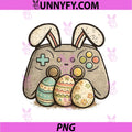 Easter Video Game Bunny PNG, Eggs Gaming Gamer Funny PNG