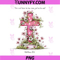 Easter for Christian PNG, Wildflower Easter PNG