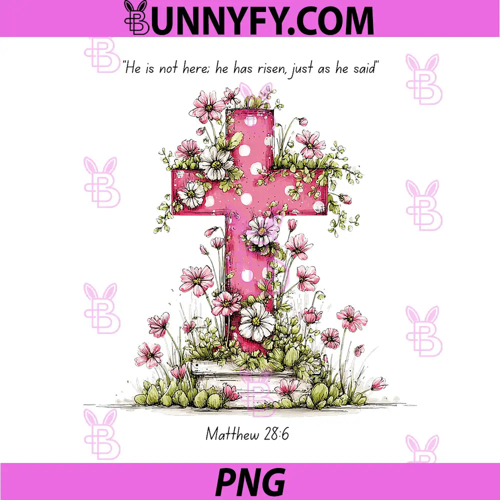 Easter for Christian PNG, Wildflower Easter PNG