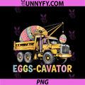 Eggs-Cavator PNG, Easter Egg Hunt Construction Vehicle Fun PNG