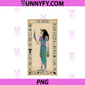 Egyptian Skeleton Nurse PNG, Tarot Card Medical Goth PNG