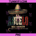 El Abuelo Mas Chingon Mexican PNG, Spanish Grandpa Fathers Day PNG