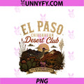 El Paso Chihuahuan Desert Club PNG, Roadrunner Vintage PNG