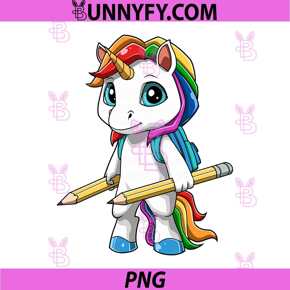 Elementary School Enrollment PNG, Unicorn Teacher Student PNG