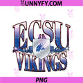 Elizabeth City State Vikings PNG, Retro Class White PNG