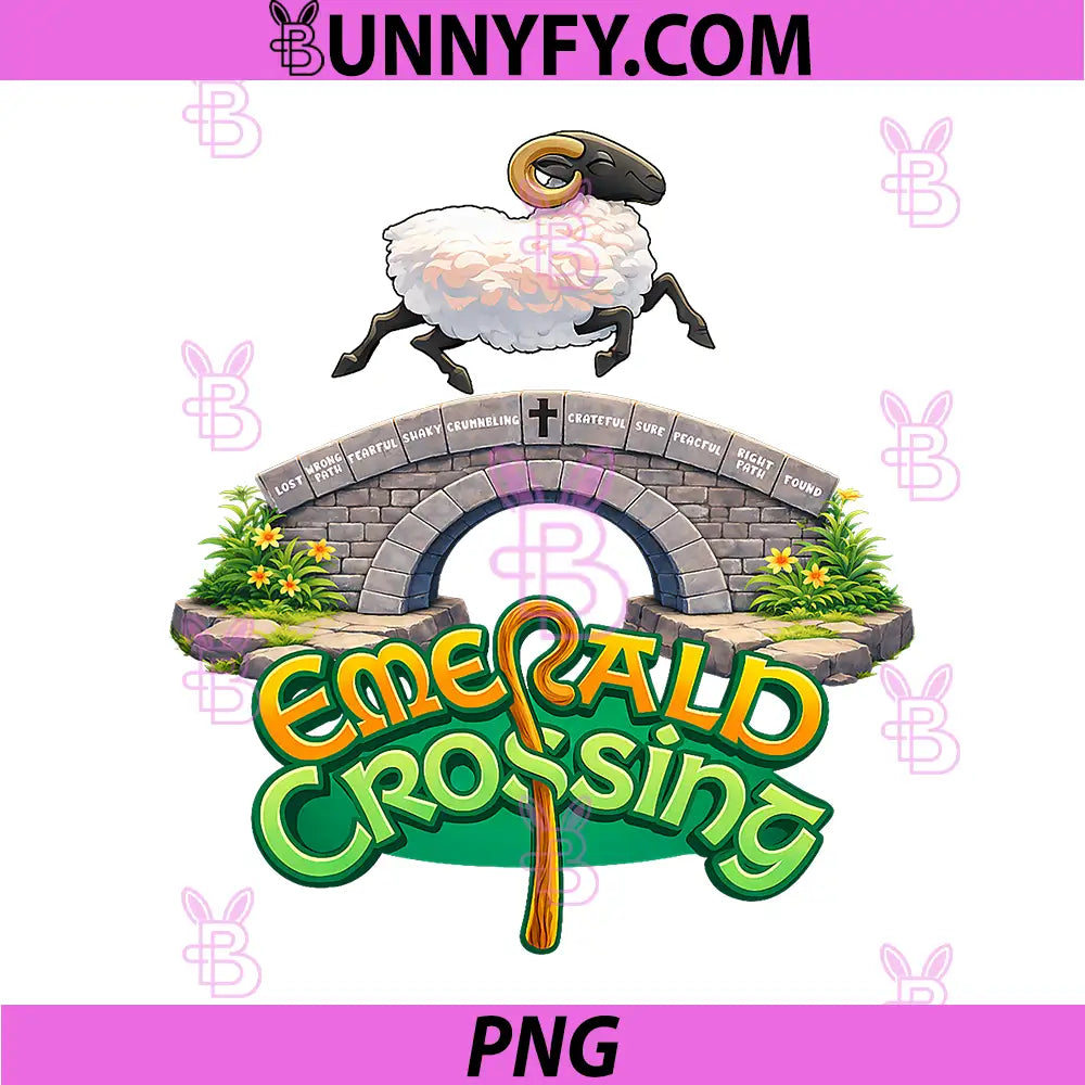 Emerald Crossing PNG, An Irish Adventure Cute Sheep VBS 2026 PNG