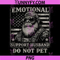 Emotional Support Husband Do Not Pet PNG, Funny Monkey PNG