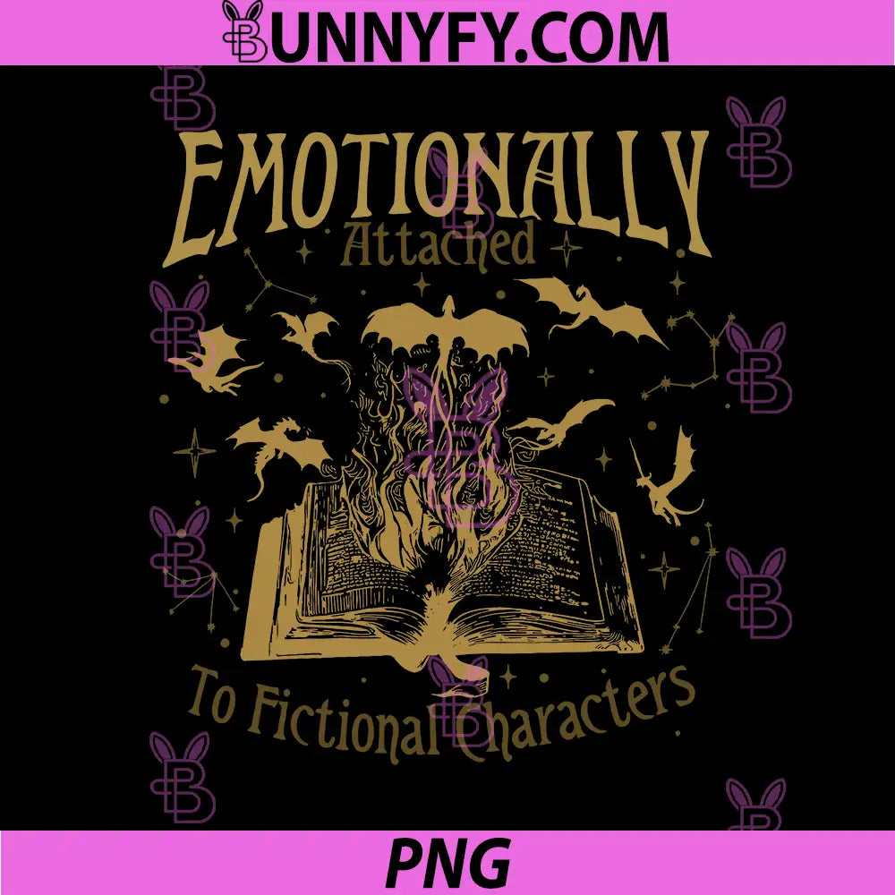 Emotionally Attached To Fictional Characters PNG, Bookish Dragon PNG