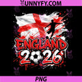 England ENG 26 Fan PNG, Colorful Paint Splash Flag PNG