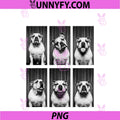 English Bulldog Photobooth Dog Owner PNG, Funny Animal Portrait PNG