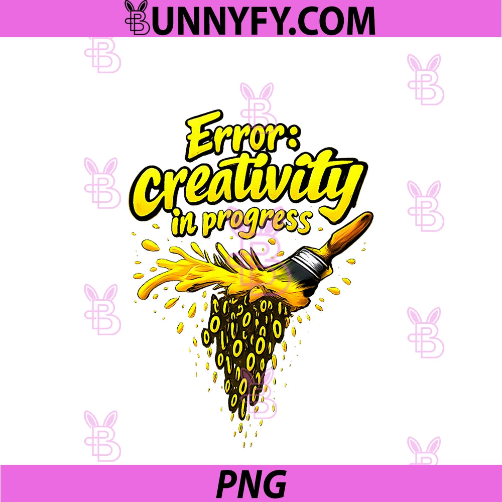 Error Creativity In Progress PNG, IT Reboot Humor PNG