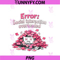 Error Social Interaction Overloaded PNG, IT Reboot Humor PNG
