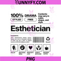 Esthetician PNG, Barcode Esthetician PNG