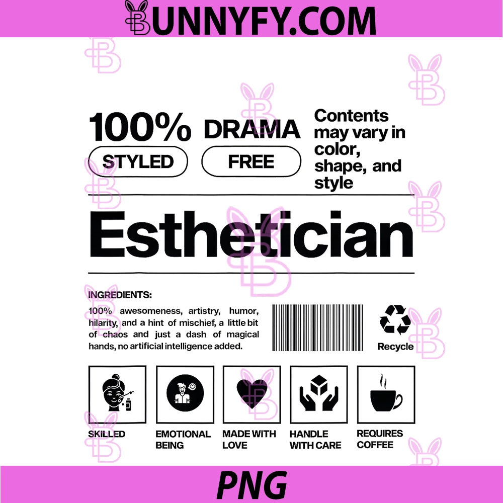 Esthetician PNG, Barcode Esthetician PNG