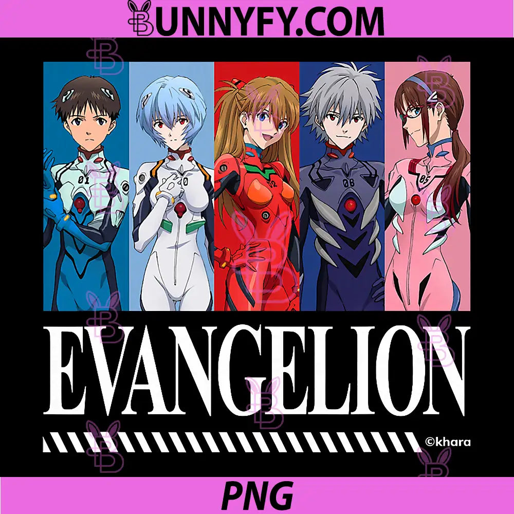 Evangelion 2.22 PNG, All Pilots Reunited PNG