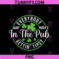 Everybody In The Pub PNG, Getting Tipsy Funny St Patrick's Day PNG