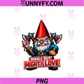 Evil Gnome Dark Gnome Goth Gnome Funny PNG, Gnome Garden Gnome PNG