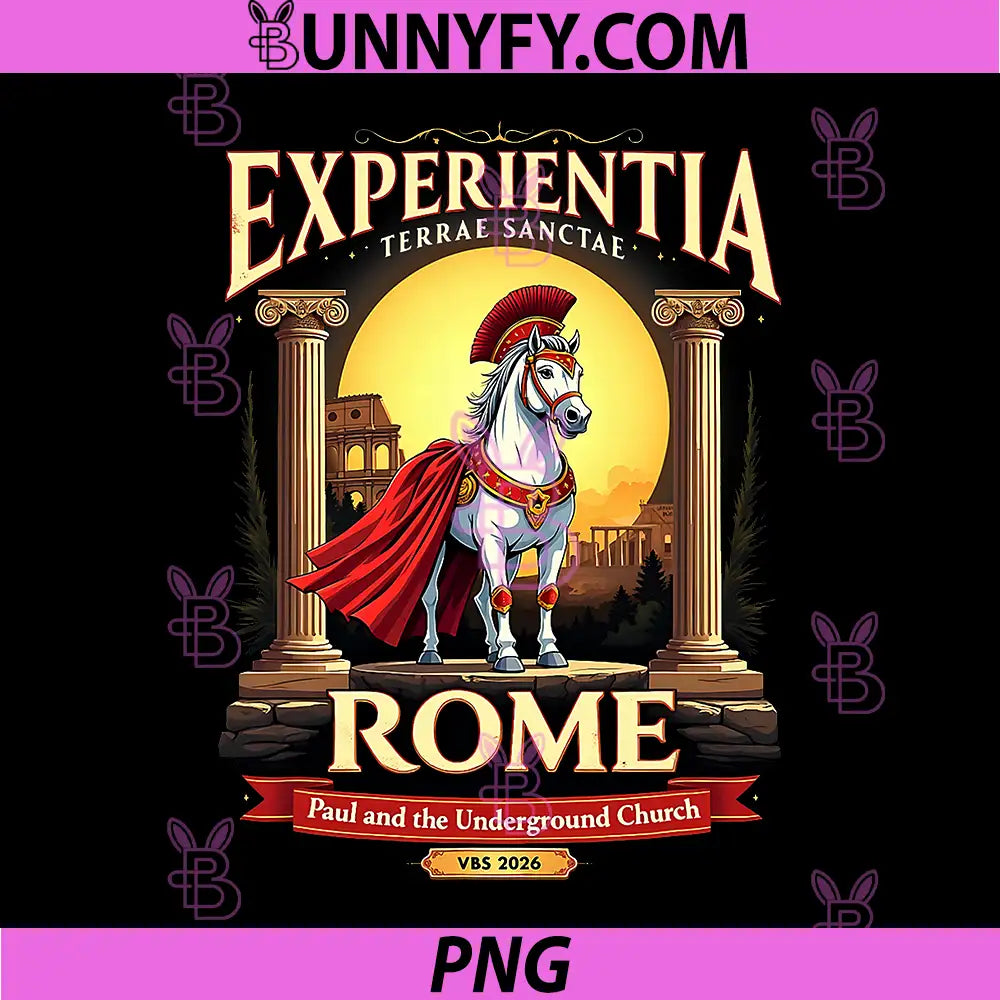 Experientia Terrae Sanctae Rome PNG, VBS 2026 Theme PNG