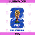 FIFA World CUP26 Philadelphia PNG, Trophy Color PNG