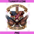 Faith Freedom 250 Years 250th PNG, Anniversary USA Independence PNG