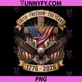Faith Freedom 250 Years 250th PNG, Anniversary USA Independence PNG