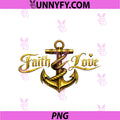 Faith Hope Love Collection Minimalist PNG, Design Anchor Heart PNG