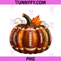 Fall Football Pumpkin Autumn PNG, Leaves Game Day Thanksgiving PNG