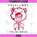 Fall Out Boy Folie À Deux Art PNG, Album Cover Style Graphic PNG